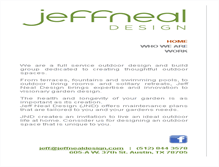 Tablet Screenshot of jeffnealdesign.com
